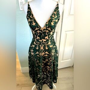 Dress the Population Blair fit and flare dress